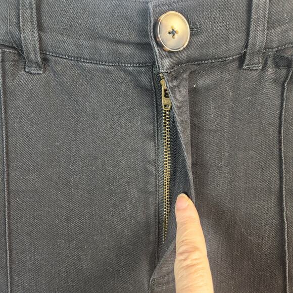 Brass Clothing Women’s Black Wide-Leg Sailor Pant Jeans Size 6 Inseam 30” NWT - Picture 7 of 16